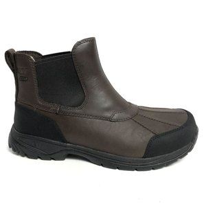 UGG Men's Butte, Brown/Black Chelsea Boots, Size 10 M
